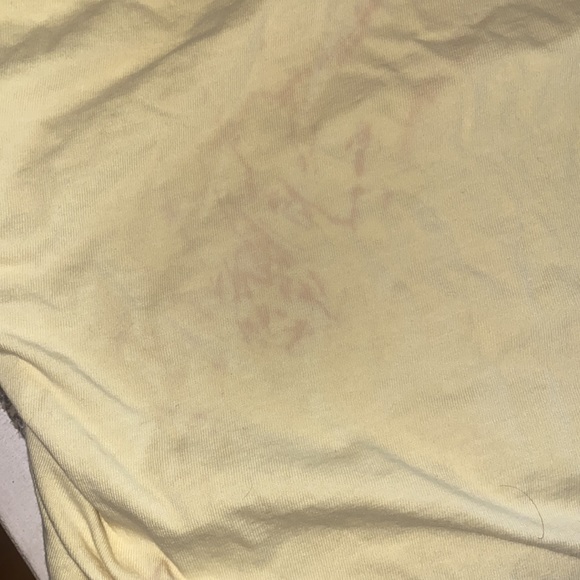 Comfort Colors Mens Yellow Tee with Pocket Short Sleeve T Shirt - Picture 7 of 7